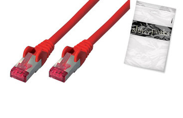 shiverpeaks BS75711-AR networking cable Red 1 m Cat6a S/FTP (S-STP)