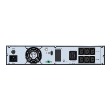 APC Easy UPS On-Line - USV (Rack - einbauf�hig) - Wechselstrom 230 V - 2700 Watt - 3000 VA - 1 x Batterie - Lithium-Ionen - RS-232, USB - Ausgangsanschl�sse: 7 - 2U - 48.3 cm (19)