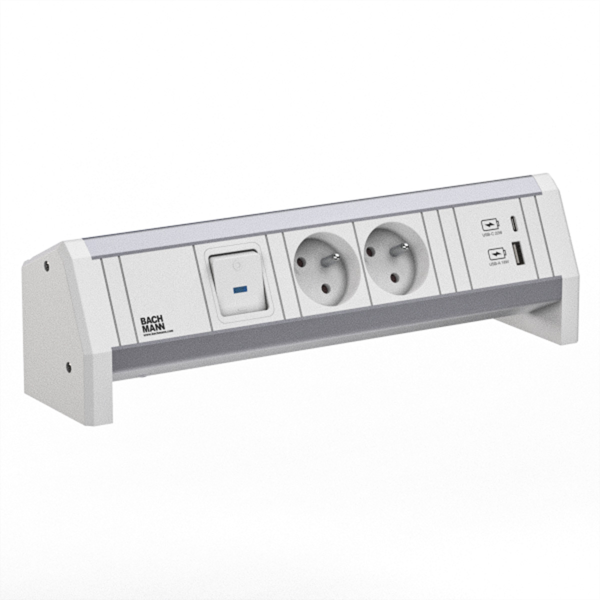 Bachmann 902.0296 DESK 2xUTE 1xUSB A/C 22W