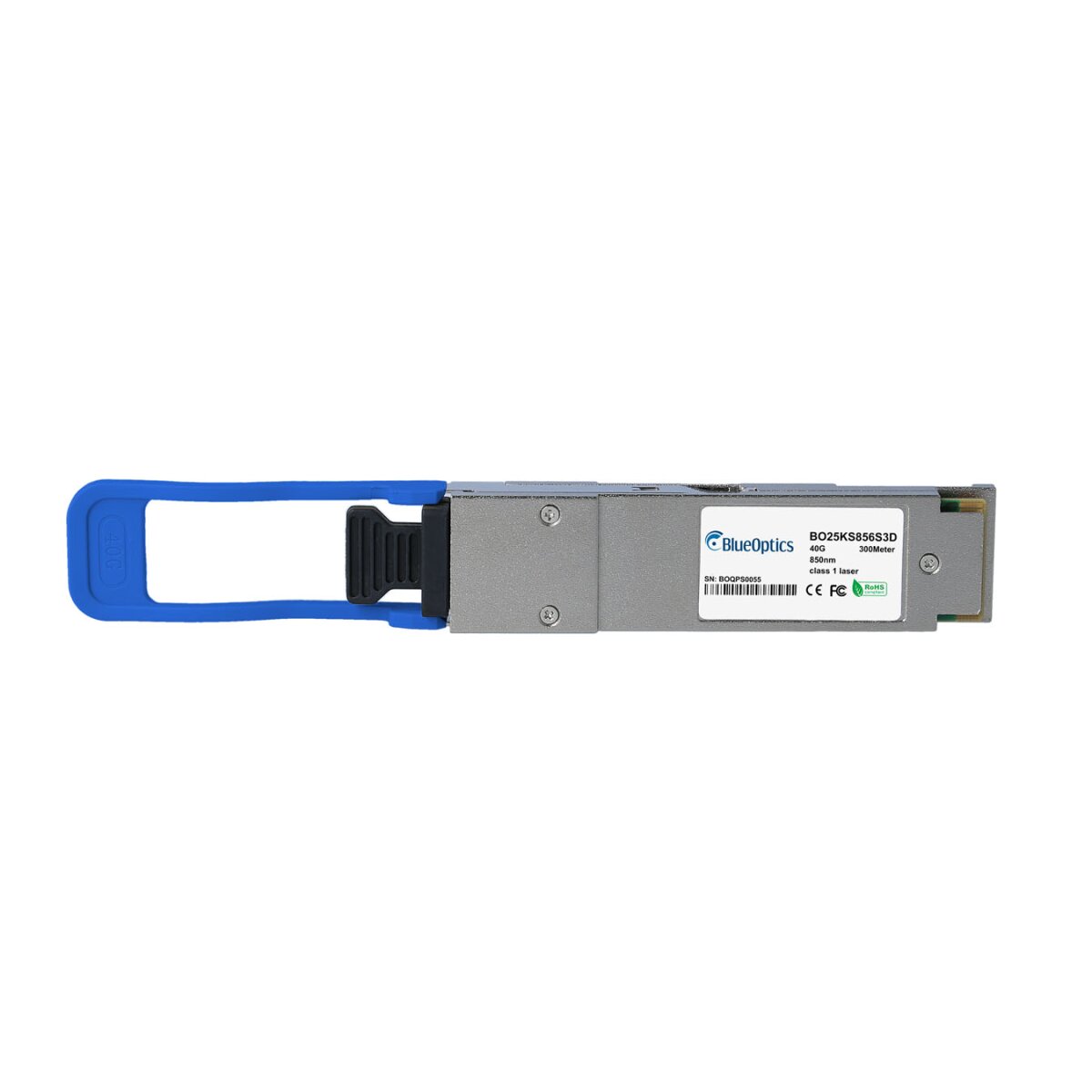 BlueOptics Dell GRPI3ZY BlueOptics BO25KS856S3D QSFP Transceiver, 40GBASE-SWDM4, Multimode Fiber, 850nm Band, 300 Meter (OM3), 400 Meter (OM4), 500 Meter (OM5)