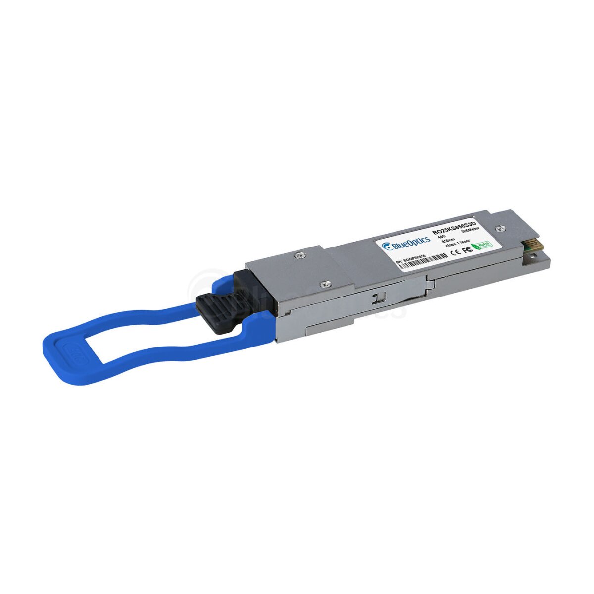 BlueOptics Dell GRPI3ZY BlueOptics BO25KS856S3D QSFP Transceiver, 40GBASE-SWDM4, Multimode Fiber, 850nm Band, 300 Meter (OM3), 400 Meter (OM4), 500 Meter (OM5)
