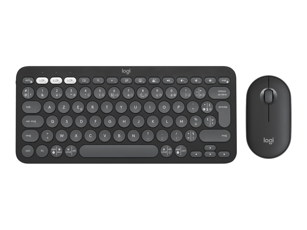 Logitech Pebble 2 Combo TONAL GRAPHITE FRA 2.4GHZ/BT N/A CENTRAL-419 UNIVERSAL