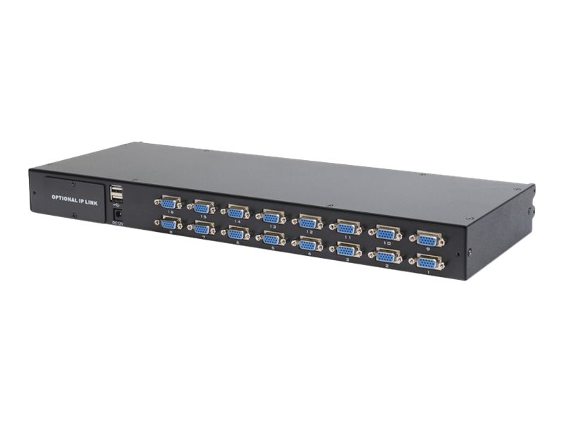 Digitus Console modulare con TFT da 19 (48,3 cm), 16 porte e touchpad, tastiera tedesca
