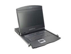 Digitus Console modulare con TFT da 19 (48,3 cm), 16 porte e touchpad, tastiera tedesca
