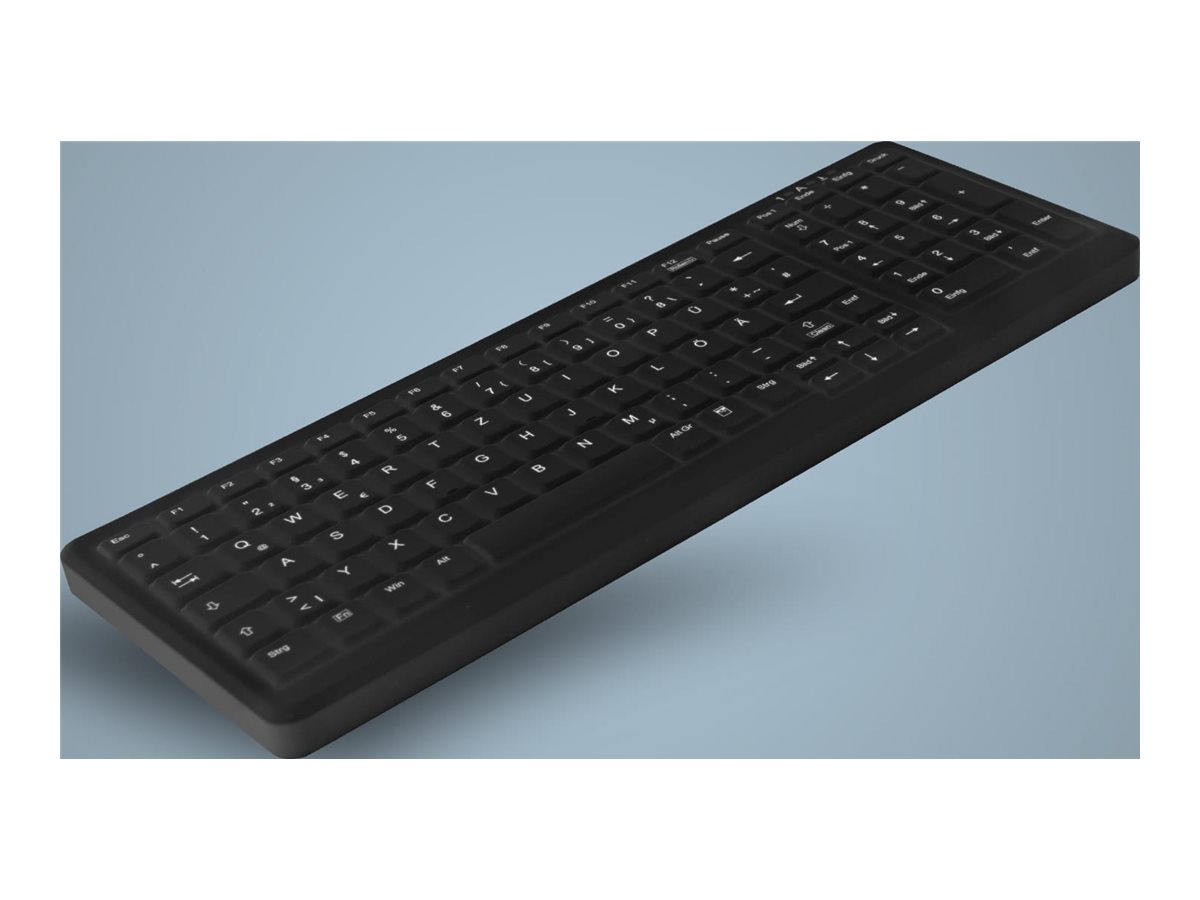 Cherry Active Key MedicalKey AK-C7000 - Tastatur - desinfizierbar, kompakt, hygienisch, mit Ziffernblock