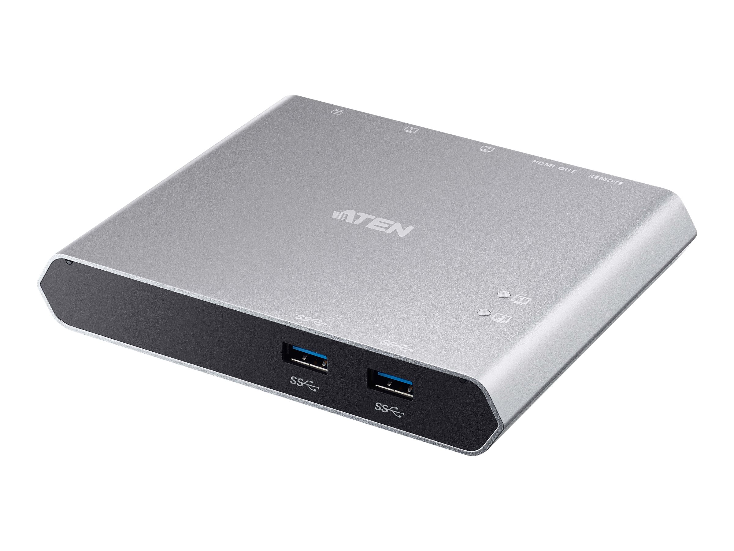 ATEN US3310 - Video-/Audio-/USB-Schalter - 2 x USB 3.2 Gen 1