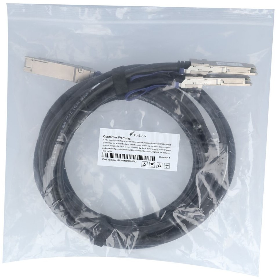 BlueOptics MCP7H00-G02AR30L-BL cavo InfiniBand 3 m QSFP28 2xQSFP28 Arancione