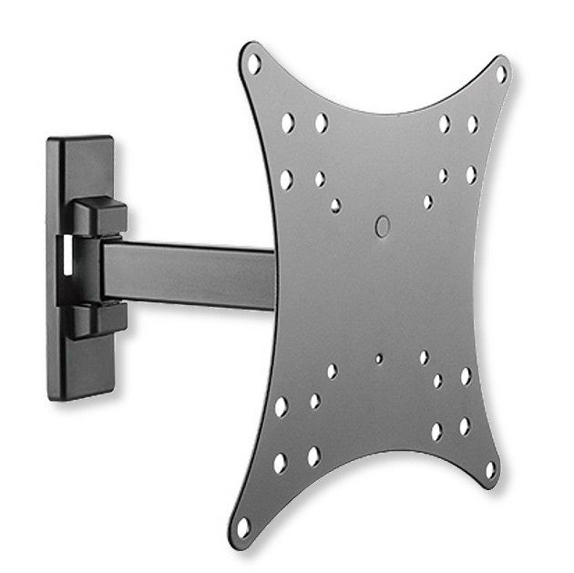 Techly Klammer - einstellbarer Arm - f�r LCD TV - Schwarz - Bildschirmgr��e: 58.4-106.7 cm (23-42)