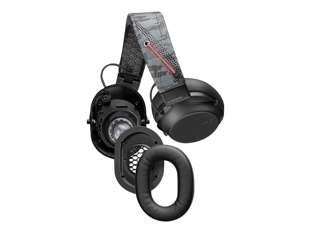 POLY BackBeat FIT 6100 Auricolare Wireless A Padiglione Sport Micro-USB Bluetooth Mimetico