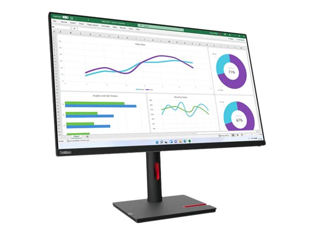 Lenovo ThinkVision T32h-30 LED display 80 cm (31.5) 2560 x 1440 Pixel Quad HD Nero