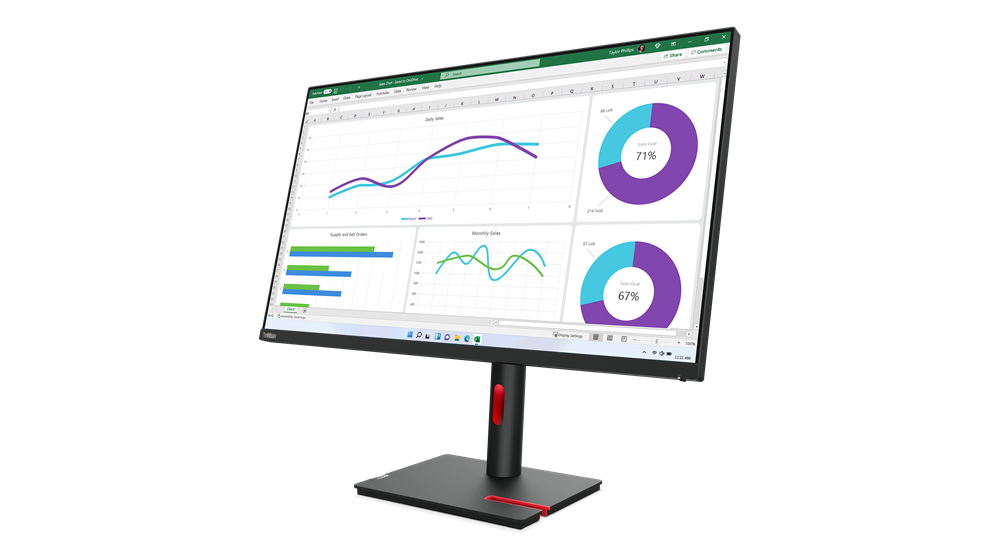 Lenovo ThinkVision T32h-30 LED display 80 cm (31.5) 2560 x 1440 Pixel Quad HD Nero
