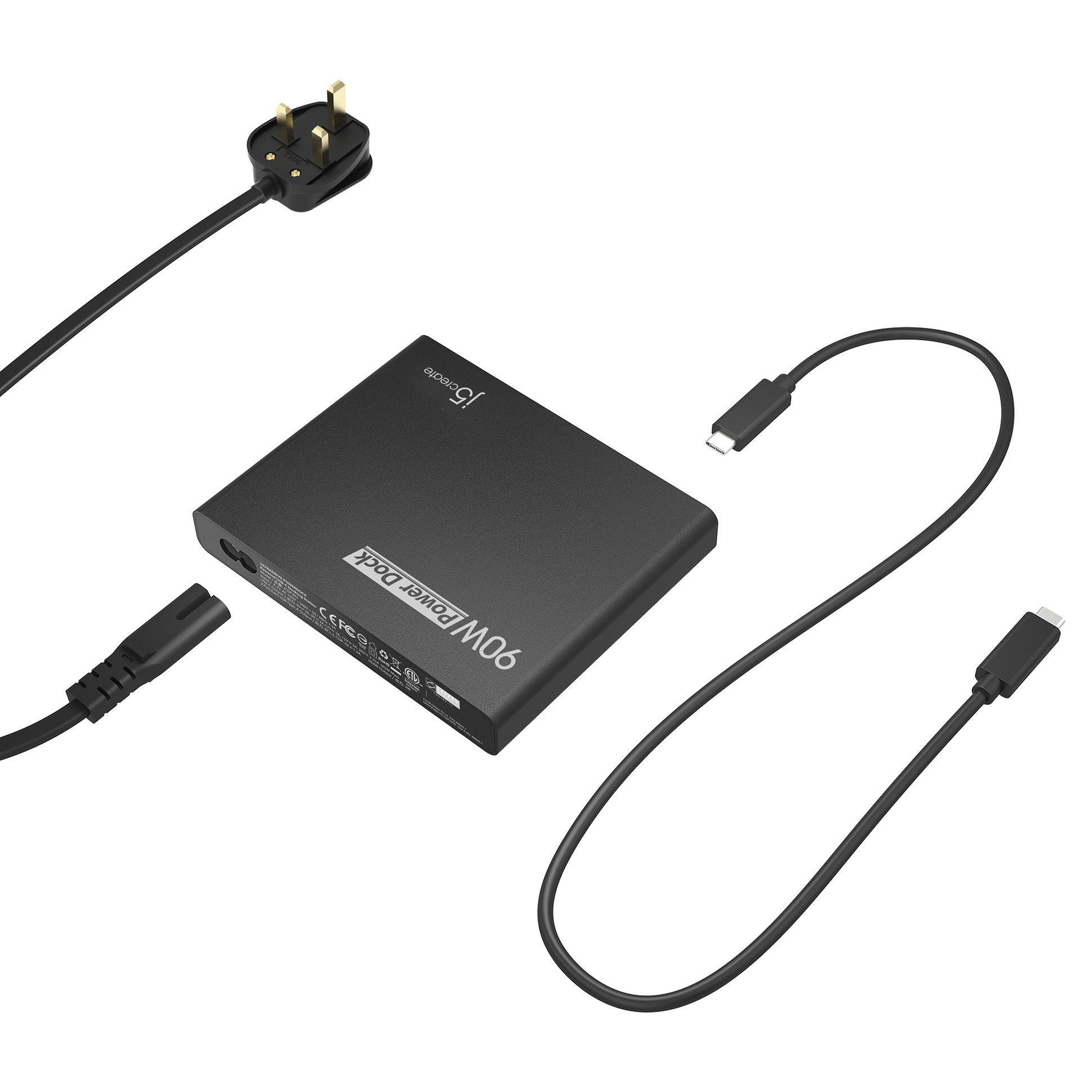 j5create JCDP392-FN Base de viaje USB-C Integrada de 90 W - UK