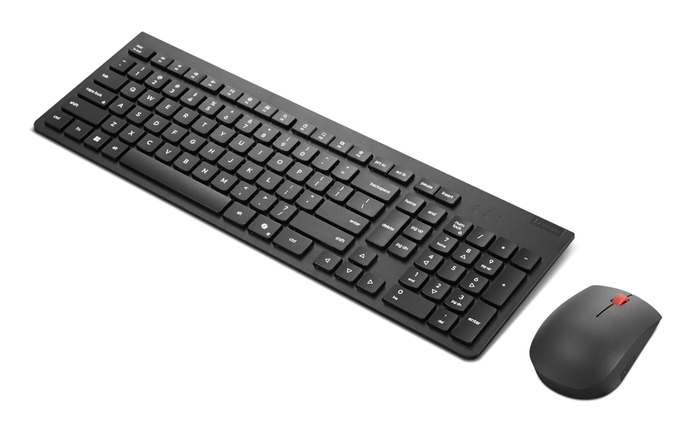 Lenovo 4X31R64484 clavier Souris incluse Bureau RF sans fil Espagnole Noir