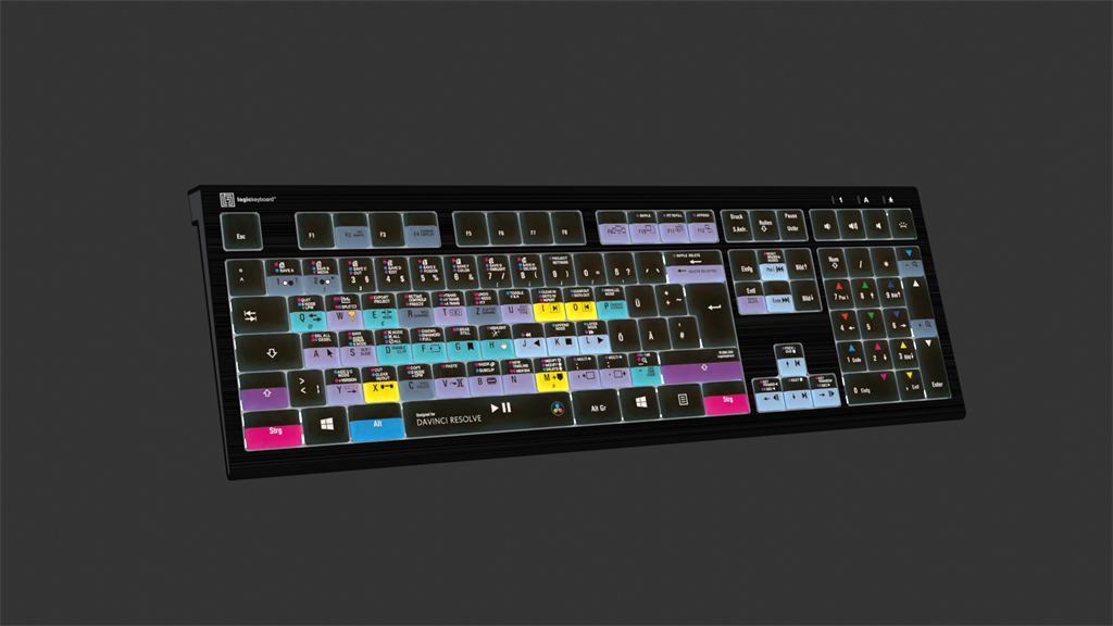 Logickeyboard Davinci Resolve Astra2 BL dt. PC