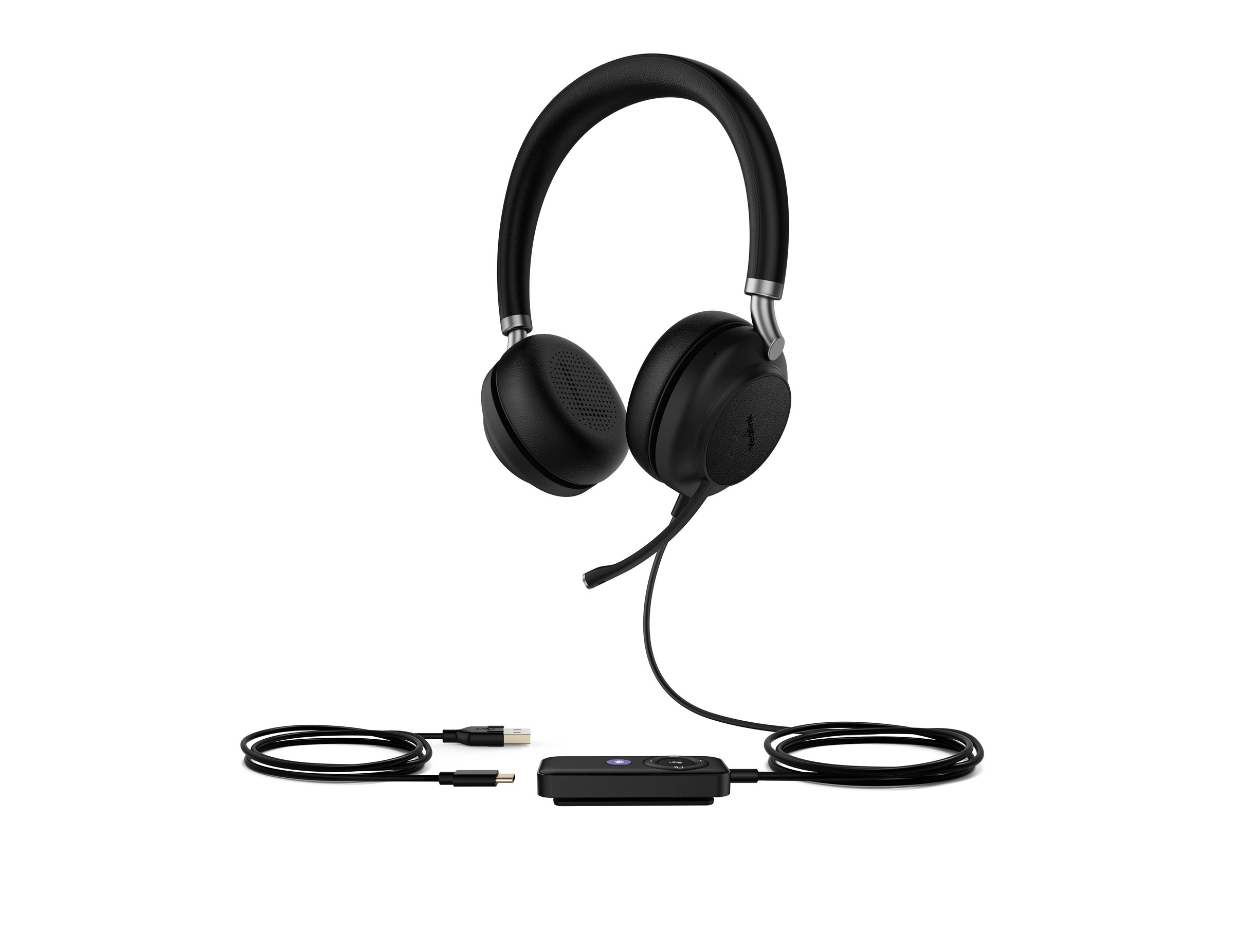 Yealink UH38 Dual Teams Auriculares Inalmbrico y almbrico Diadema Llamadas/Msica Bluetooth Negro