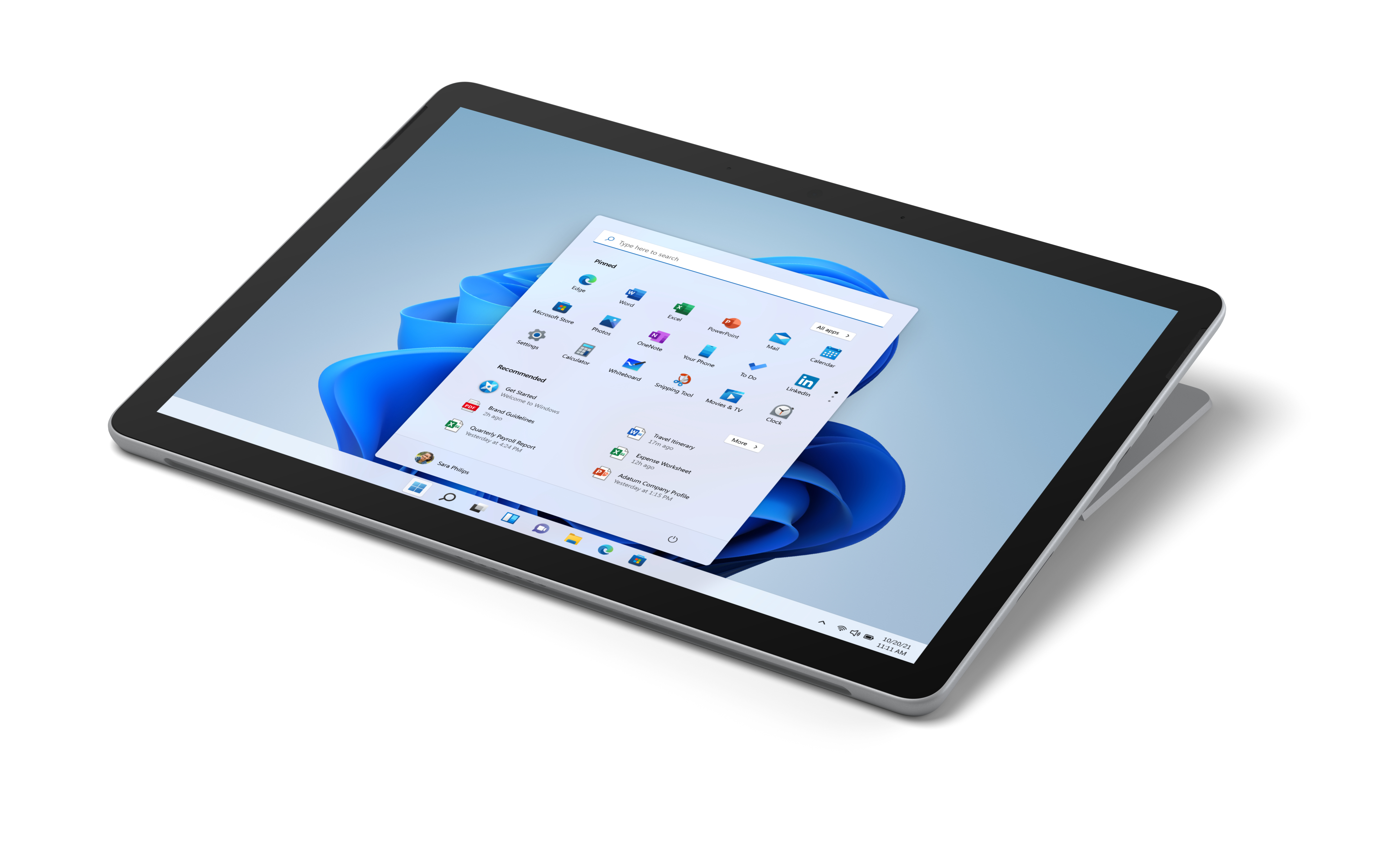 Microsoft Surface Go 3 - Tablet - Intel Core i3 10100Y / 1.3 GHz - Win 10 Pro 64-Bit - UHD Graphics 615 - 8 GB RAM - 128 GB SSD - 26.7 cm (10.5)