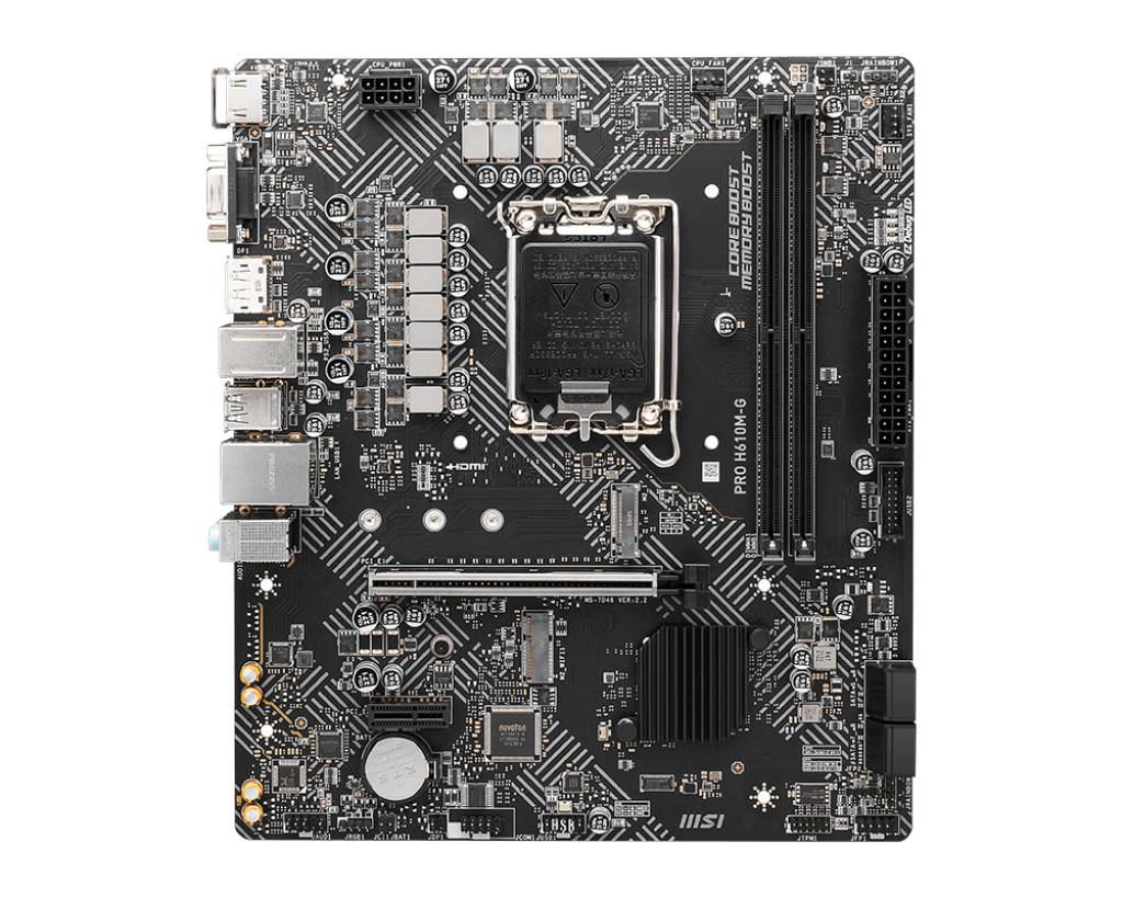 MSI PRO H610M-G placa base Intel H610 LGA 1700 micro ATX
