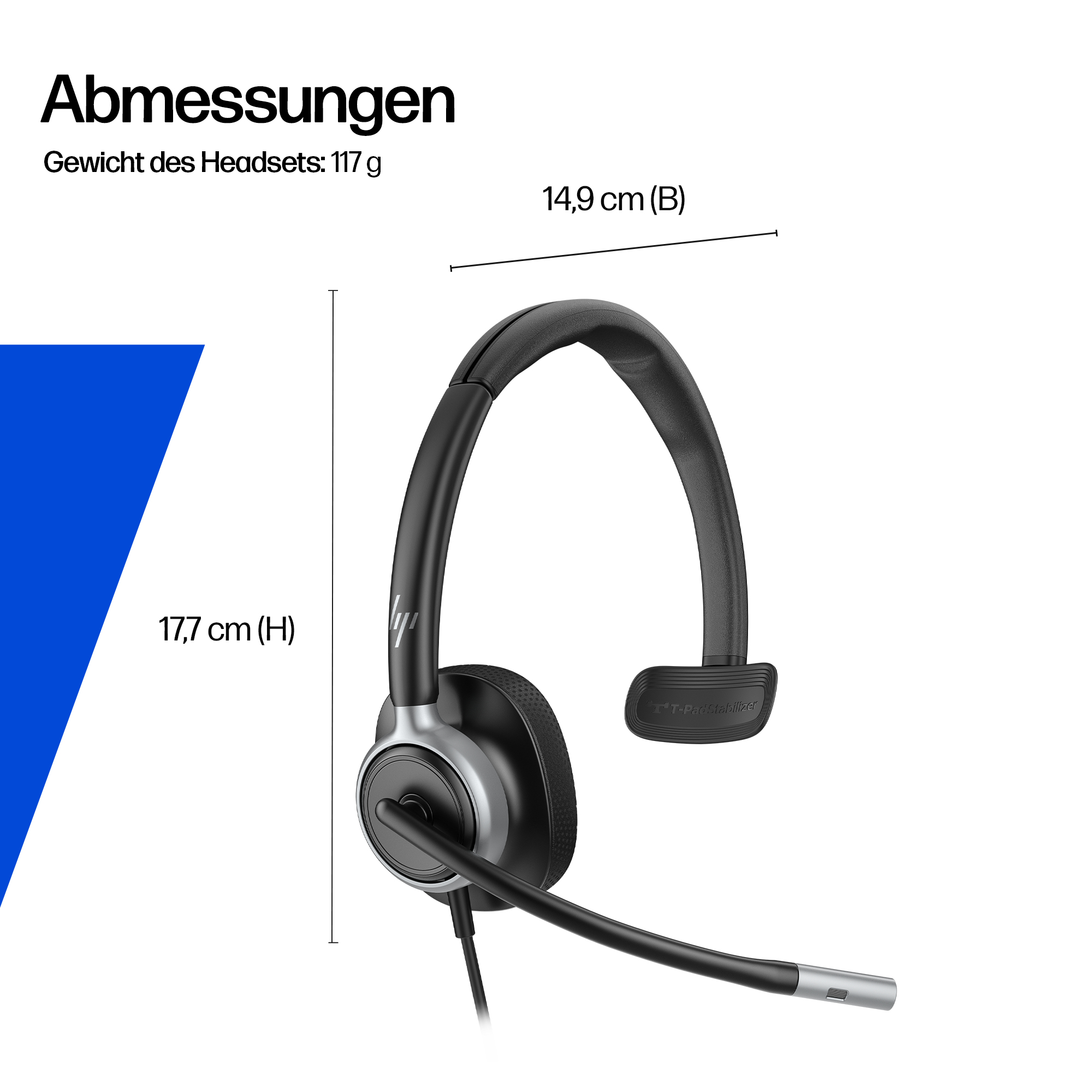 Poly HP Poly Mission 625 - Mission 600 Series - Headset