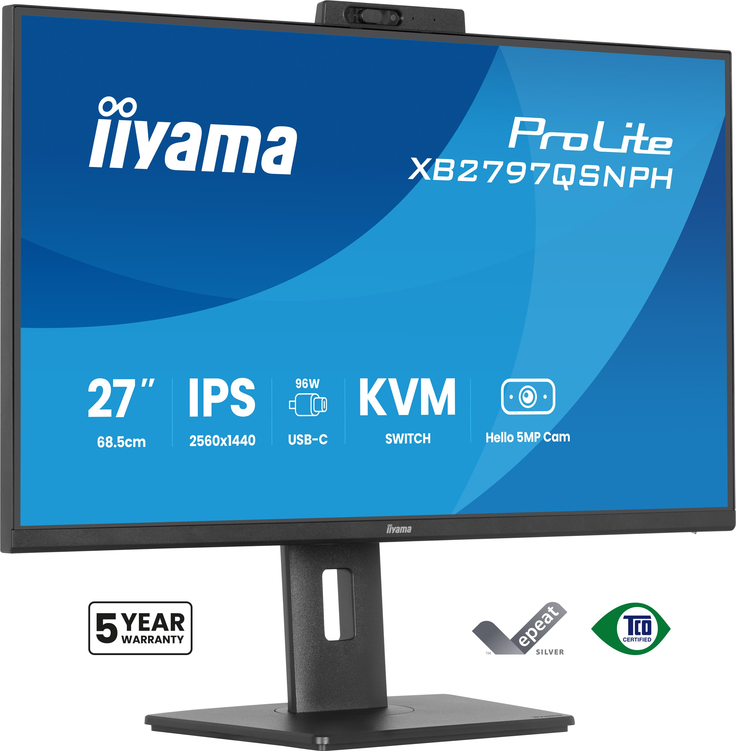Iiyama ProLite XB2797QSNPH-B1 - LED-Monitor - 68.6 cm (27)