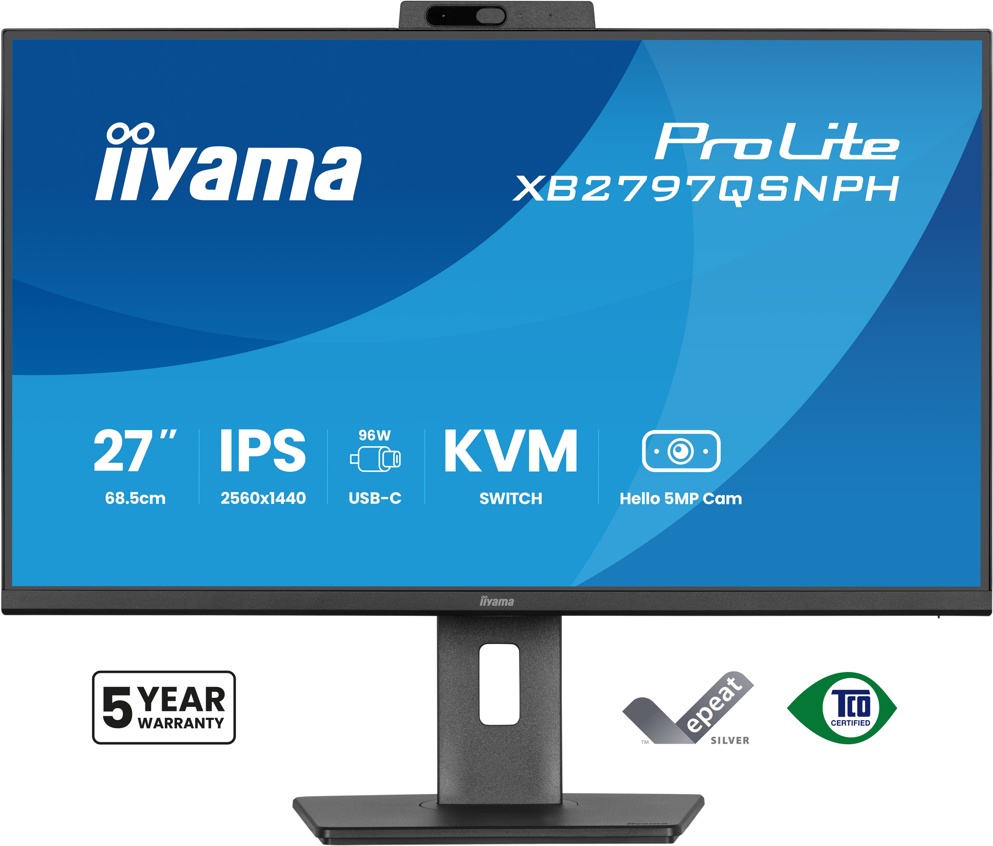 Iiyama ProLite XB2797QSNPH-B1 - LED-Monitor - 68.6 cm (27)