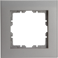 Heinrich Kopp Abdeckrahmen 1fach HK07 stahlfarben 402147002