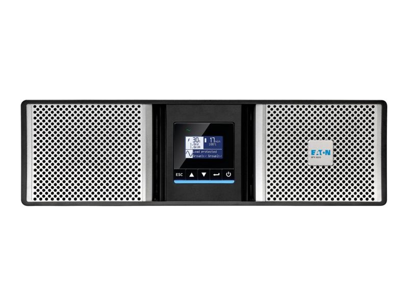 Eaton 9PX G2 9PX5KIRTNG2 - USV (in Rack montierbar/extern) - Wechselstrom 200/208/220/230/240 V - 5000 Watt - 5000 VA - 1-phasig - 5 Ah - Ethernet 10/100/1000, RS-232, USB - Ausgangsanschl�sse: 13 - PFC - 3U - 48.3 cm (19)