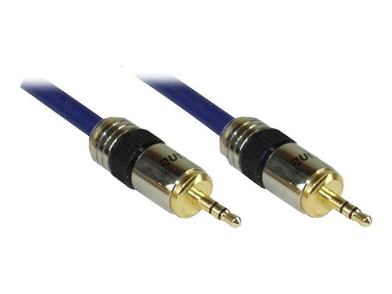 InLine 99955P c�ble audio 5 m 3,5mm Bleu