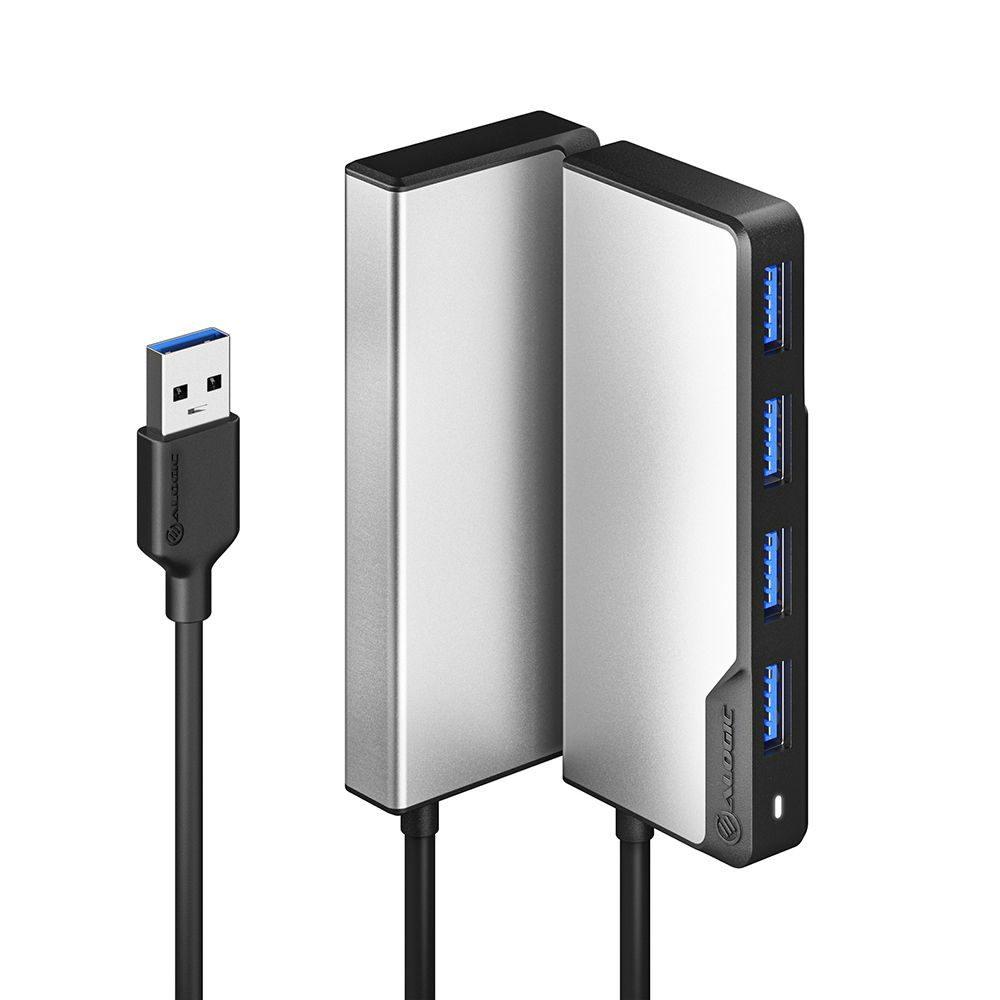 ALOGIC USB-A Fusion SWIFT 4-in-1 USB 3.2 Gen 1 (3.1 Gen 1) Type-A 5000 Mbit/s Gris
