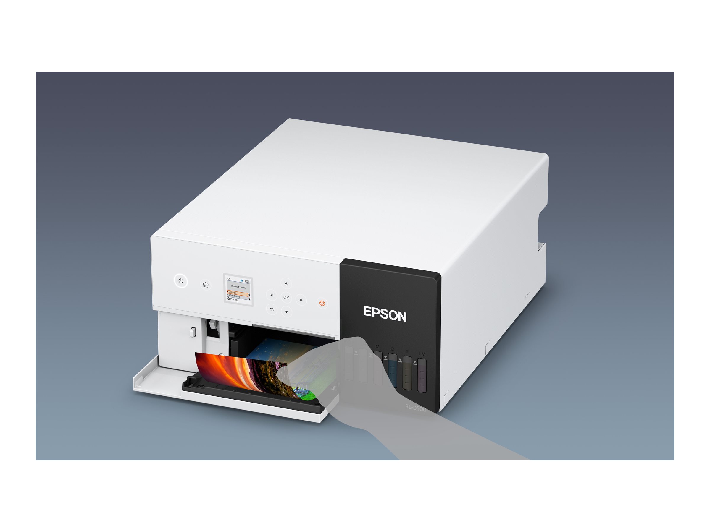 Epson SURELAB SL-D500 - Drucker - Farbe - piezoelektrischer Tintendrucker - CISS - 100 x 150 mm - 1440 x 720 dpi - bis zu 4.17 Abz�ge/Min. (einfarbig)/