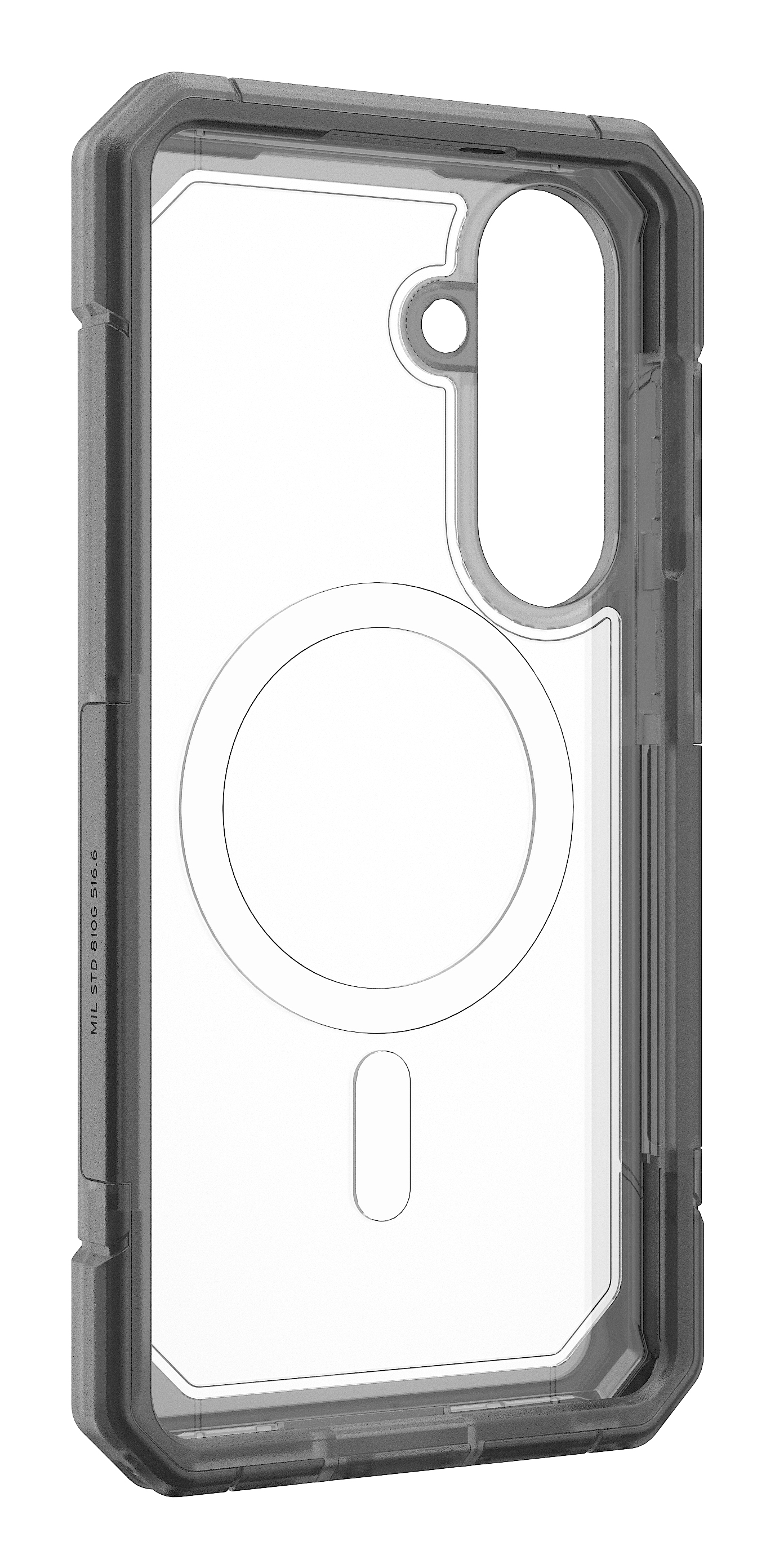 Urban Armor Gear Trooper custodia per cellulare 17 cm (6.7) Cover Cenere, Trasparente