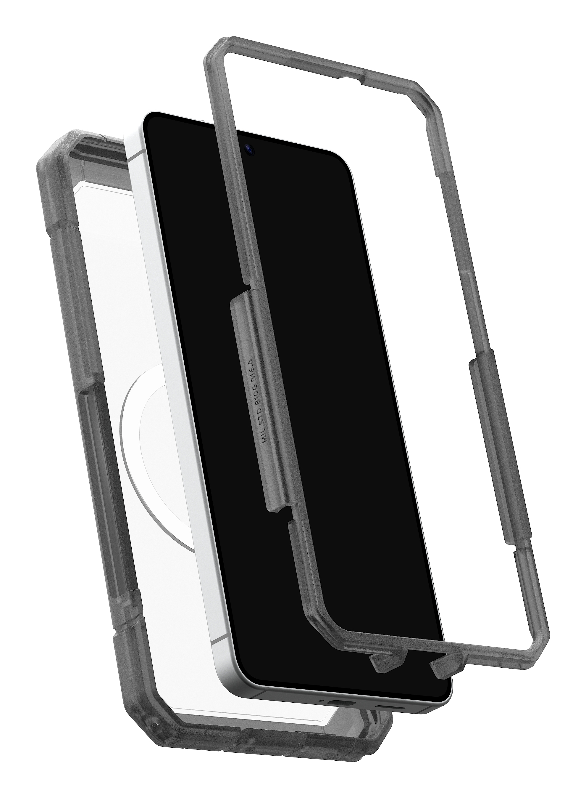 Urban Armor Gear Trooper custodia per cellulare 17 cm (6.7) Cover Cenere, Trasparente