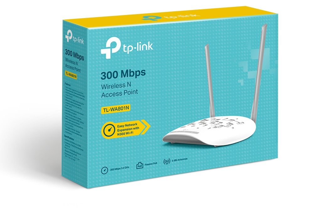 TP-Link TL-WA801N punto de acceso inal�mbrico 300 Mbit/s Blanco Energ�a sobre Ethernet (PoE)