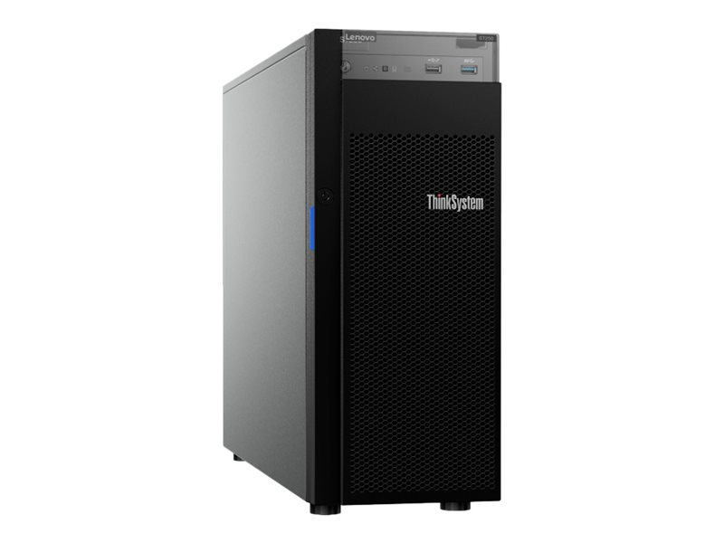 Lenovo ThinkSystem ST250 7Y45 - Server - Tower - 4U - 1-Weg - 1 x Xeon E-2224 / 3.4 GHz - RAM 16 GB - SAS - Hot-Swap 8.9 cm (3.5)