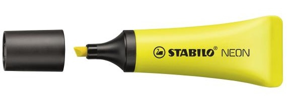 STABILO NEON marker 1 pc(s) Chisel tip Yellow