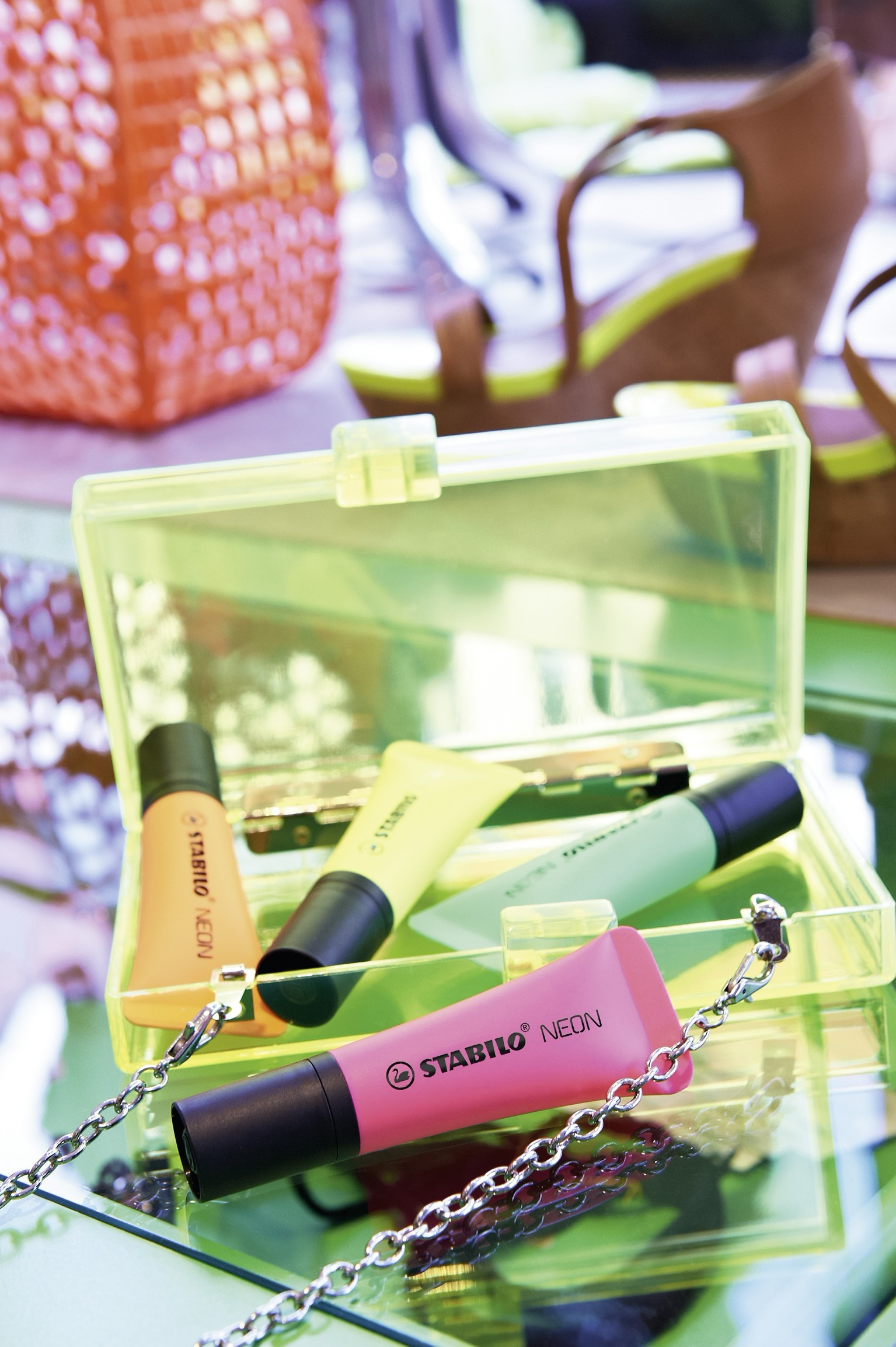 STABILO NEON marker 1 pc(s) Chisel tip Yellow