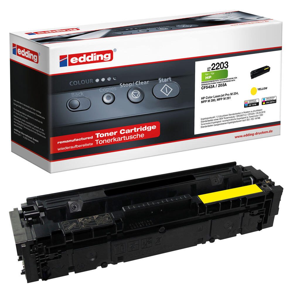 EDDING EDD-2203 gelb Toner ersetzt HP 203A CF542A