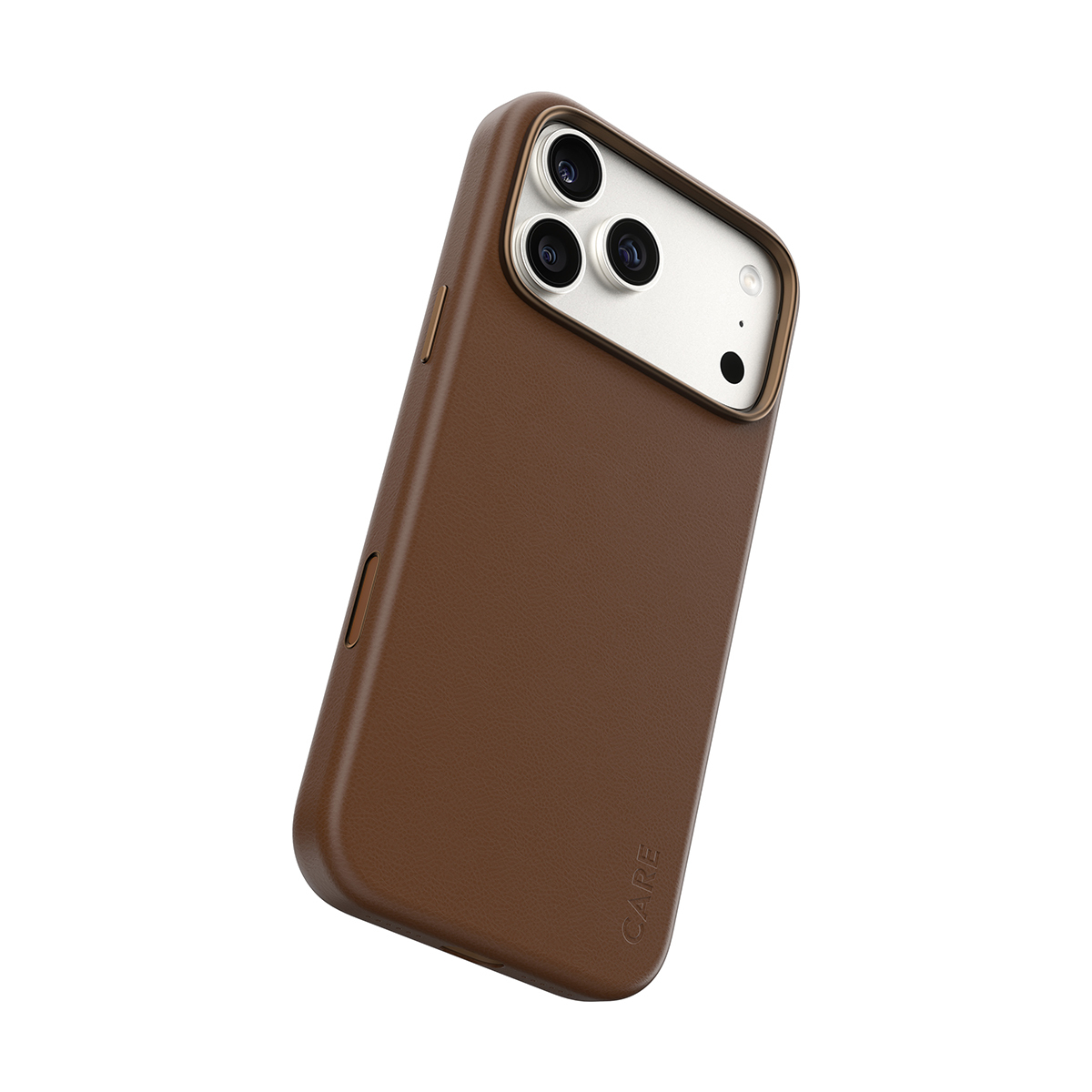 PanzerGlass CARE by � Solo Vegan Leather Case Brown w. MagSafe iPhone 2026 Pro Max | 17 Pro Max coque de protection pour t�l�phones portables Housse Marron