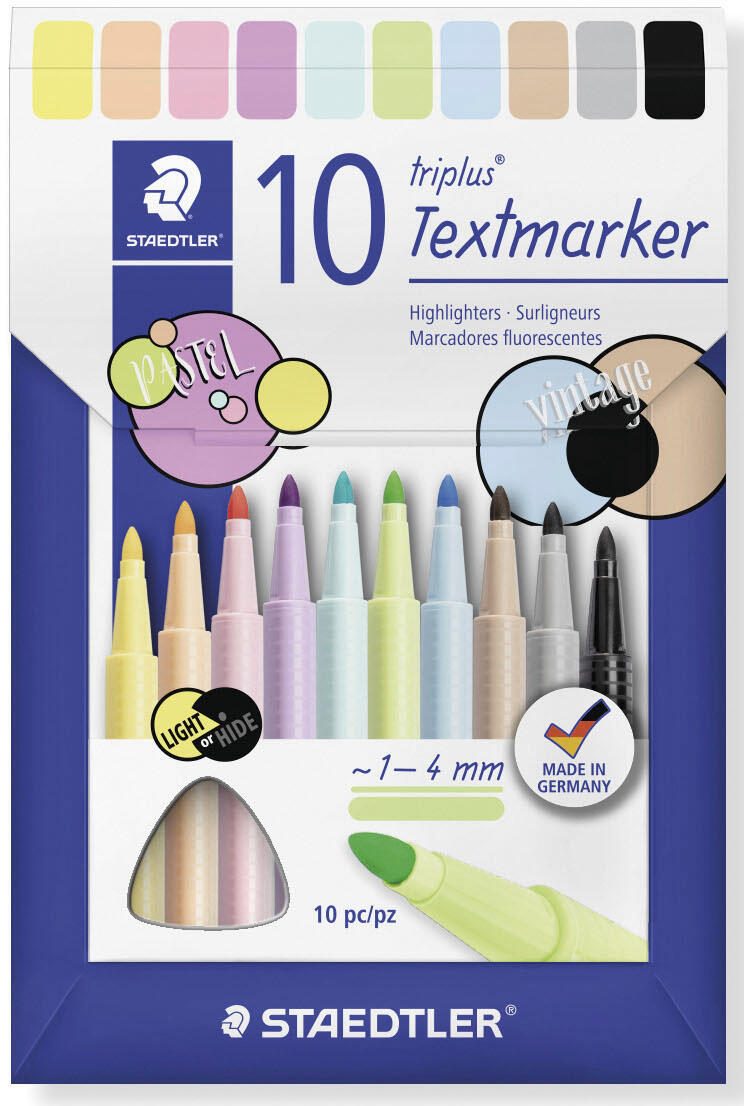STAEDTLER 10 triplus textsurfer Textmarker farbsortiert