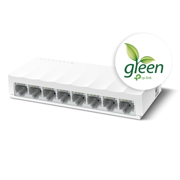 TP-Link LS1008 commutateur rseau Non-gr Fast Ethernet (10/100) Blanc