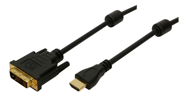 LogiLink Videokabel - HDMI (W) bis DVI-D (M)