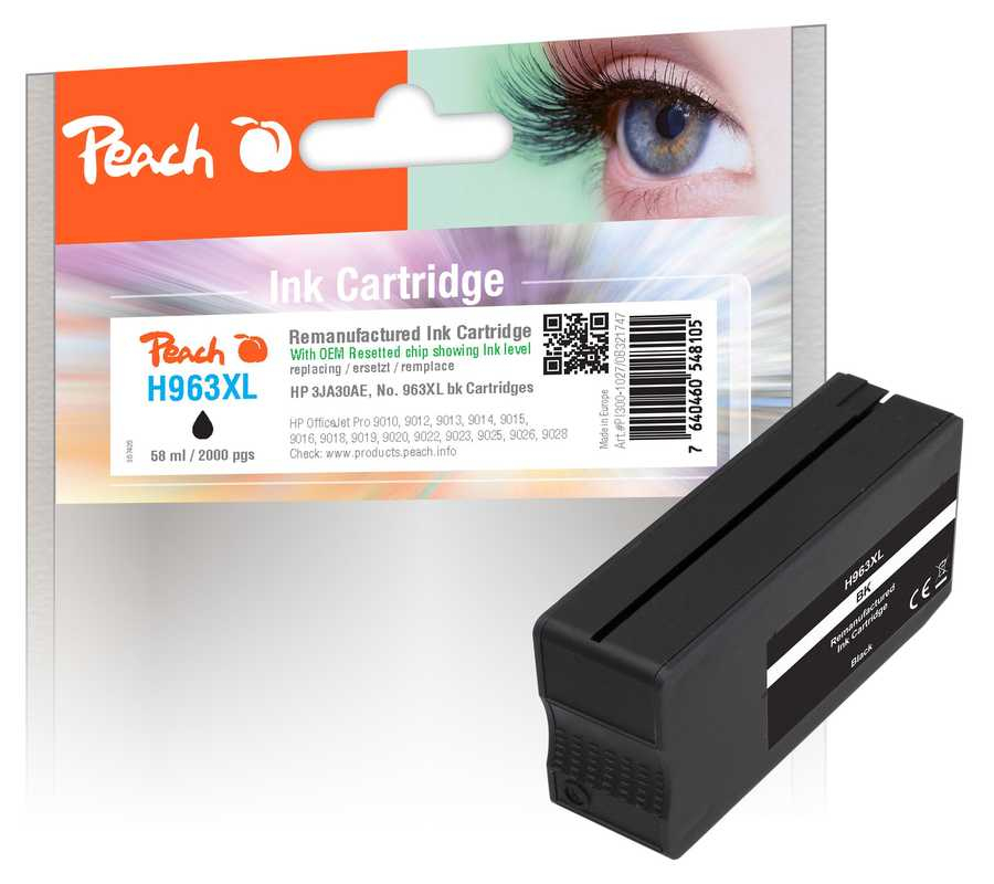 Peach PI300-1027 ink cartridge 1 pc(s) Compatible High (XL) Yield Black