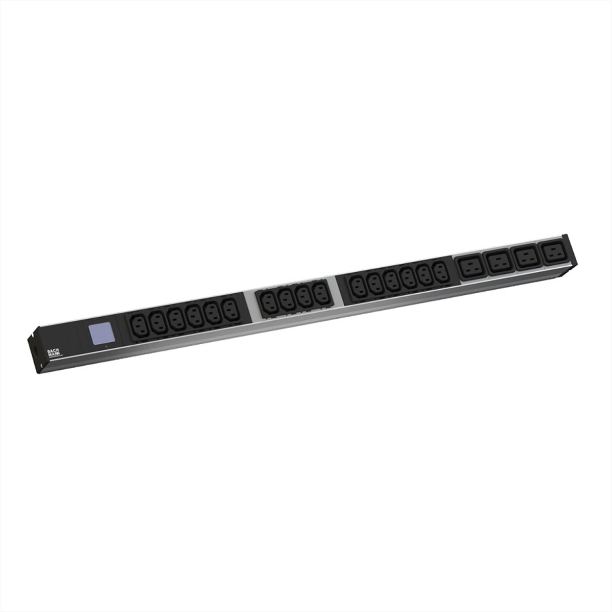 Bachmann BN0500 Local Metered 19ALU 1HE 6xC13 2xC19 L SPD 3G2.5mm�CEE16A - Steckdosenleiste - 3 m