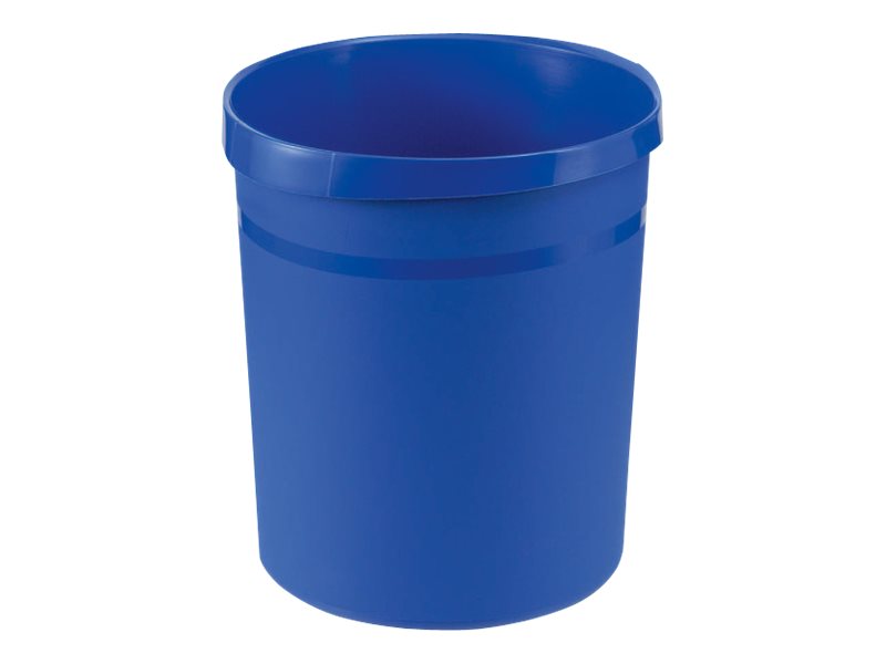 HAN GRIP - Papierkorb - 18 L - Kunststoff - Blau