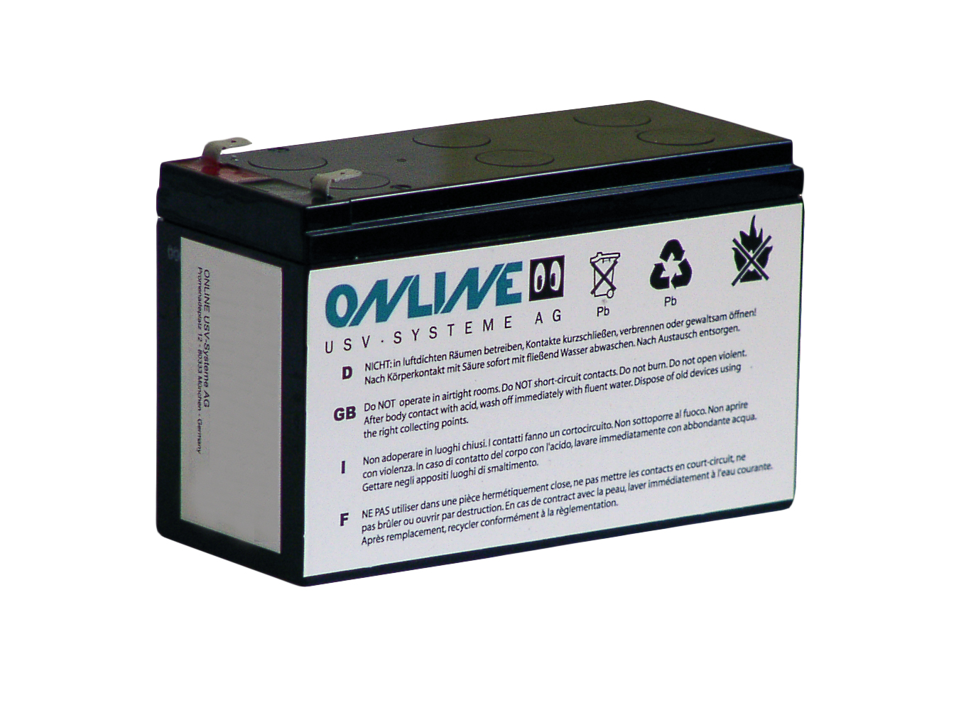 ONLINE USV-Systeme BCX1500R UPS battery