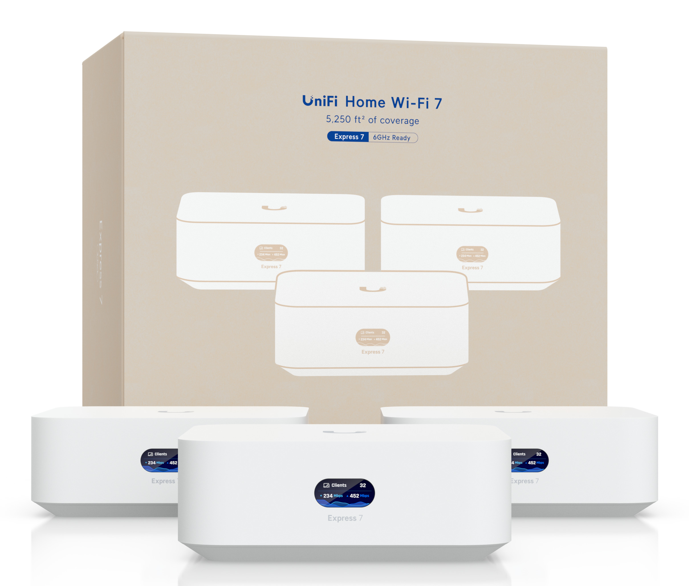 Ubiquiti UniFi Express 7 3-pack - Router - WLAN