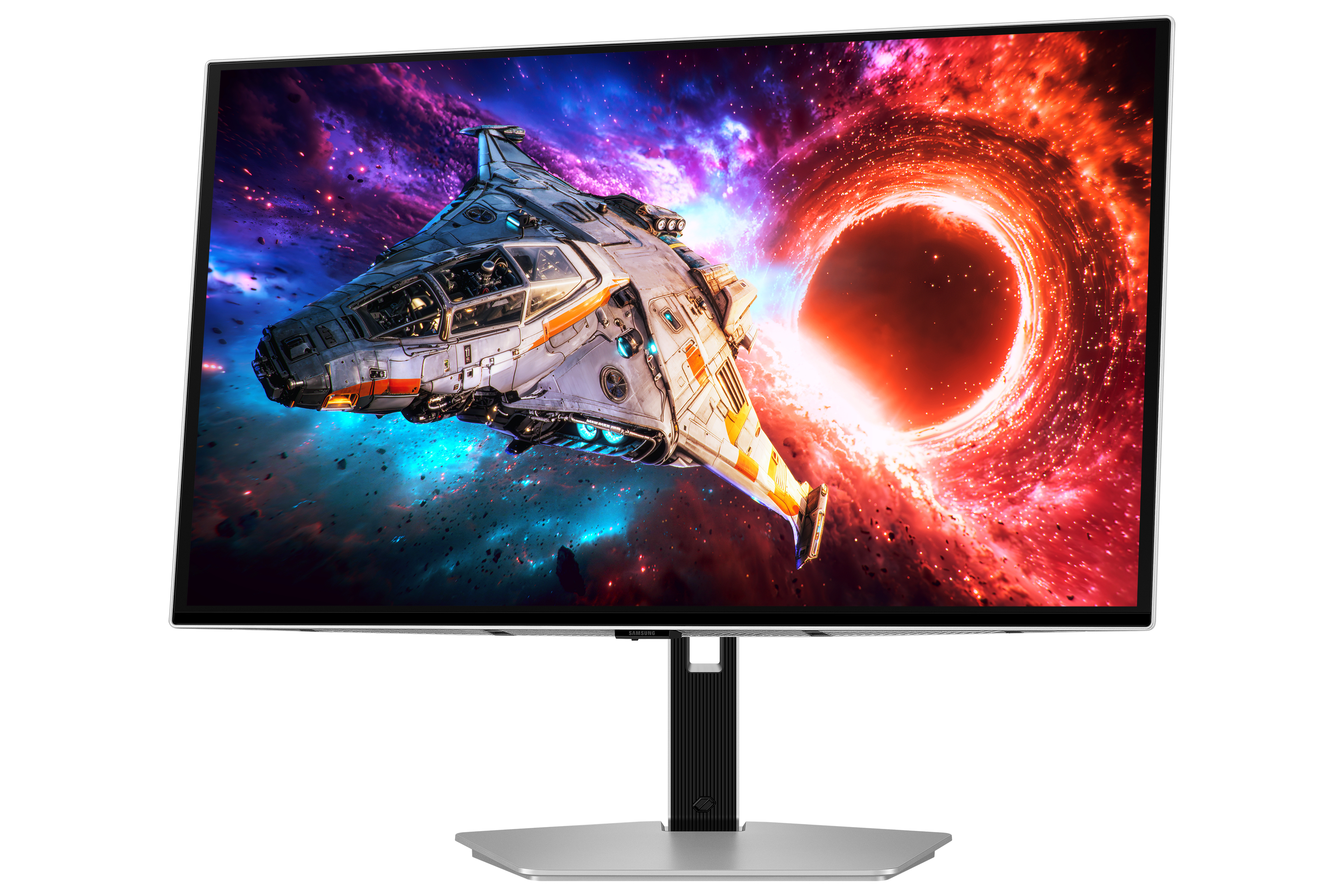 Samsung G80SH computer monitor 68.6 cm (27) 3840 x 2160 pixels 4K Ultra HD OLED Silver