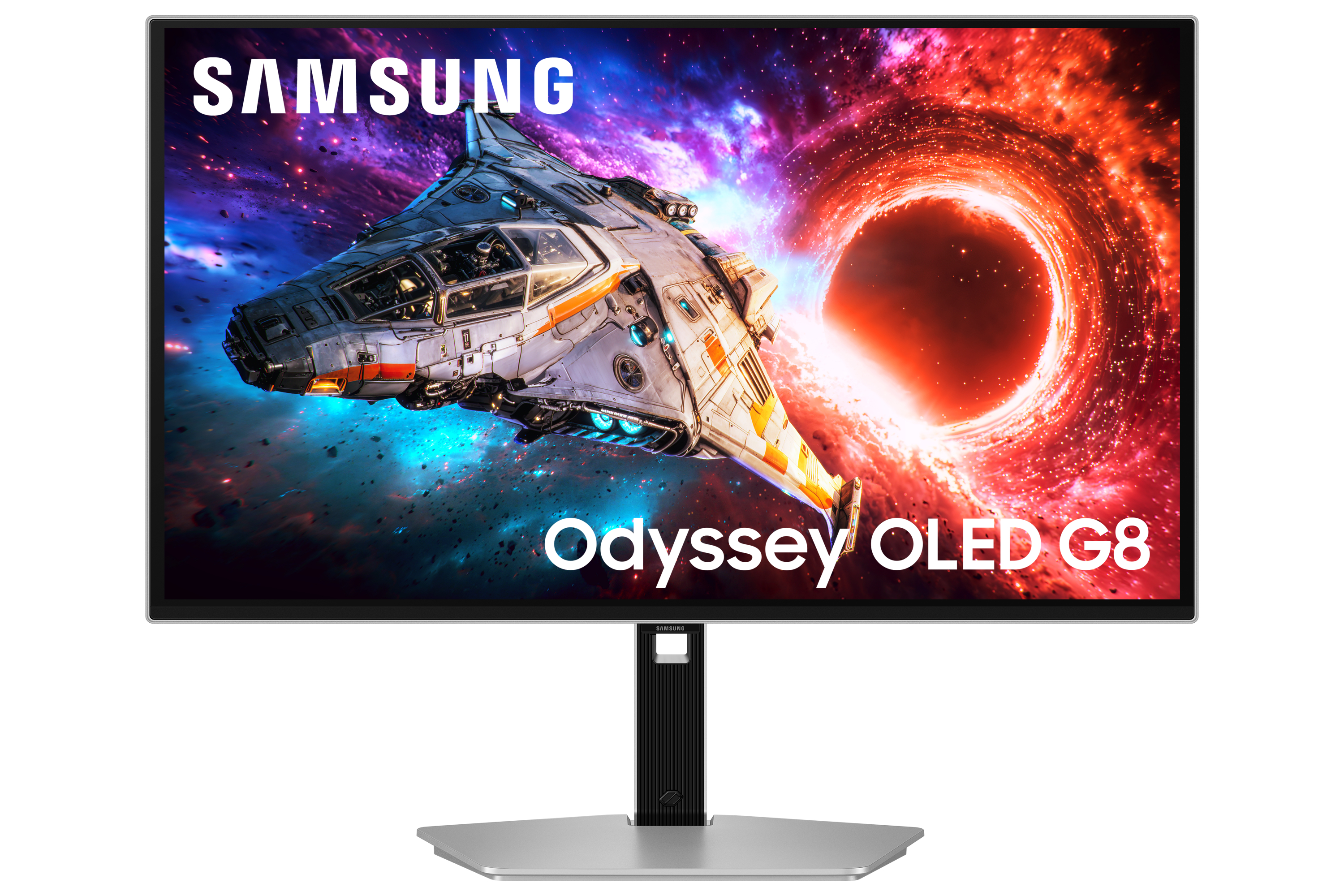 Samsung G80SH computer monitor 68.6 cm (27) 3840 x 2160 pixels 4K Ultra HD OLED Silver