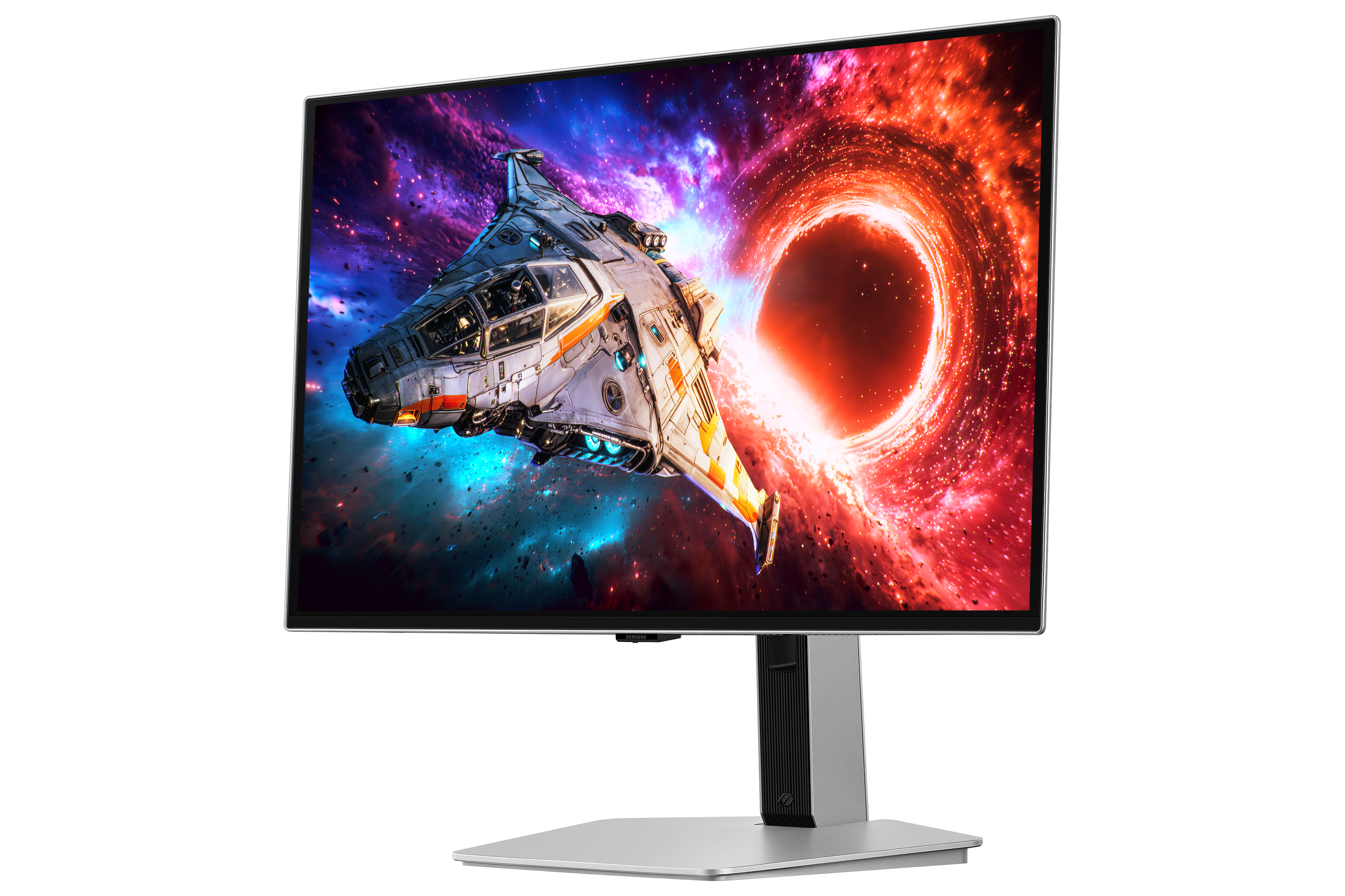 Samsung G80SH computer monitor 68.6 cm (27) 3840 x 2160 pixels 4K Ultra HD OLED Silver