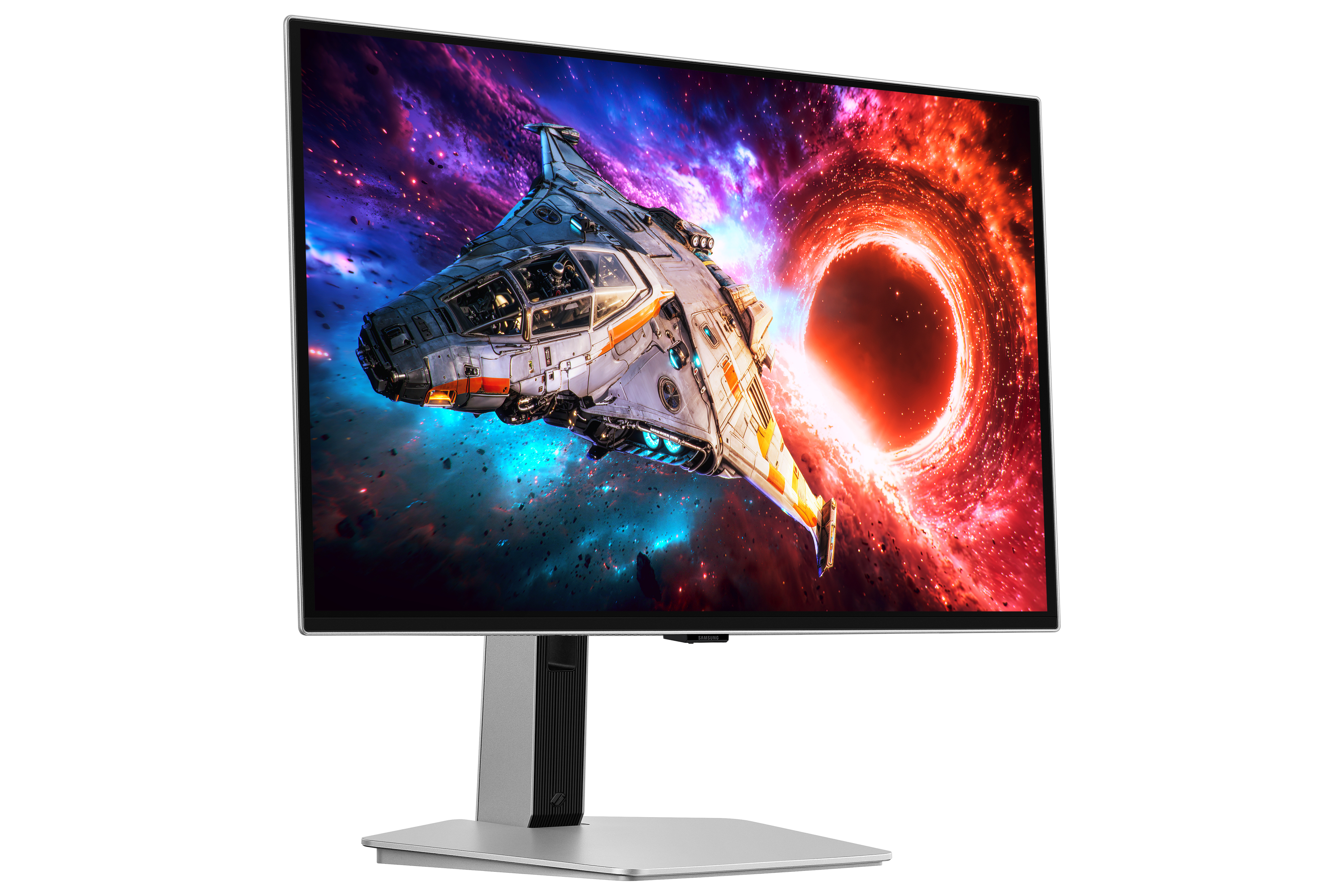 Samsung G80SH computer monitor 68.6 cm (27) 3840 x 2160 pixels 4K Ultra HD OLED Silver