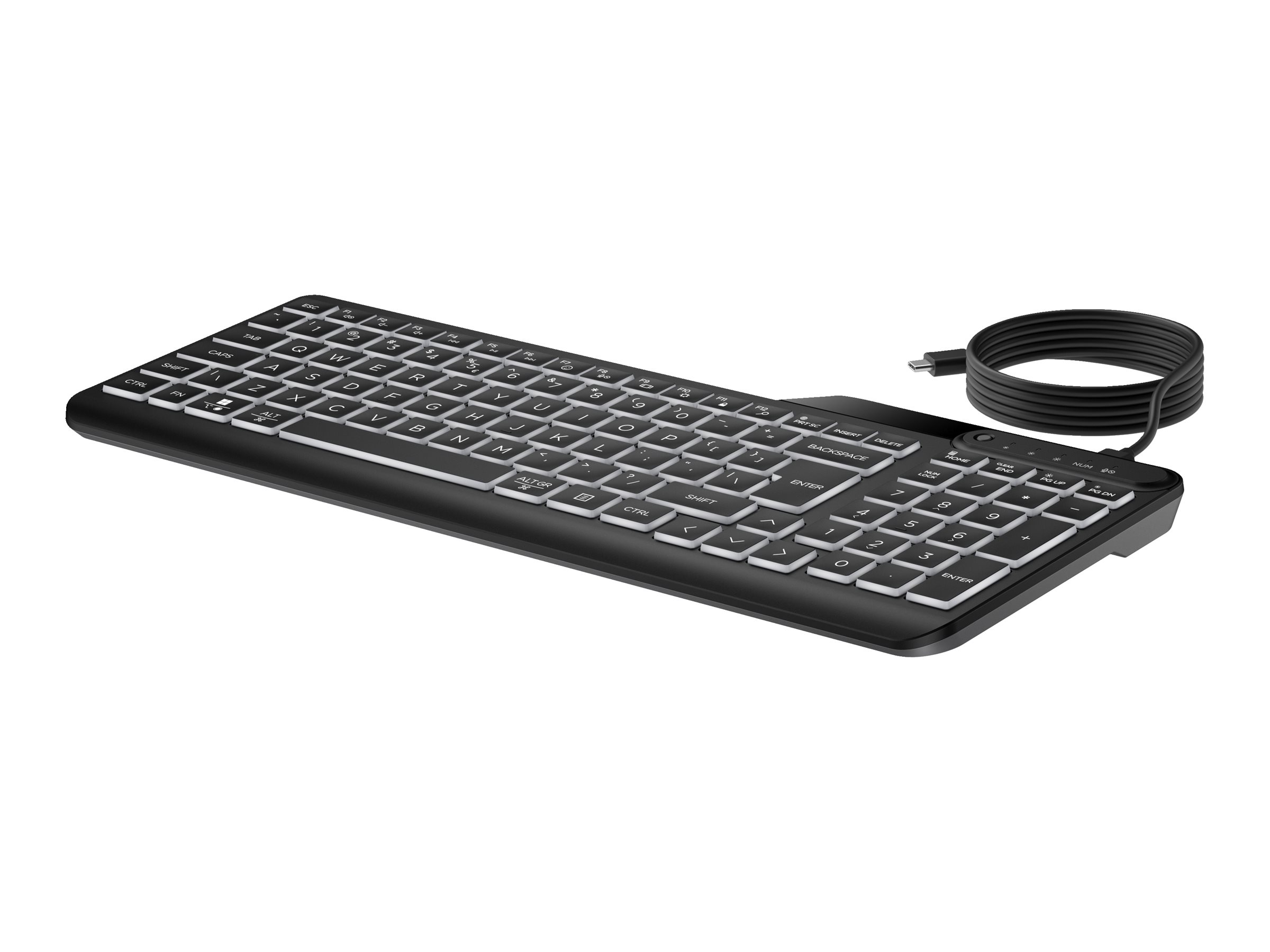HP 400 - Tastatur - hinterleuchtet - USB - QWERTZ